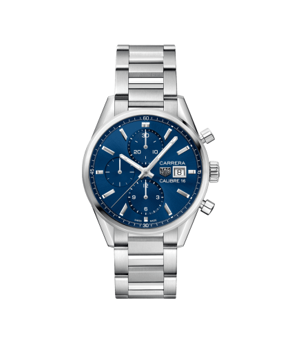 TAG Heuer Calibre 16 41 Stainless Steel / Blue / Bracelet